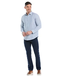 Cubavera Men's Embroidered Long Sleeve Button Down Shirt