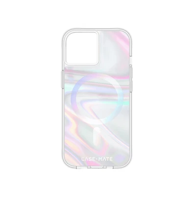 Case-Mate Soap Bubble MagSafe Case for Apple iPhone 15 / iPhone 14 / iPhone 13-Multi-Color