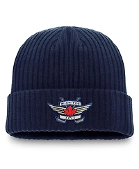 Fanatics Men's Navy Winnipeg Jets Component Cuffed Knit Hat