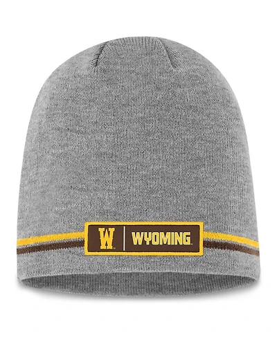 Top of the World Men's Gray Wyoming Cowboys Greyson Knit Beanie Hat