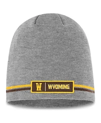 Top of the World Men's Gray Wyoming Cowboys Greyson Knit Beanie Hat