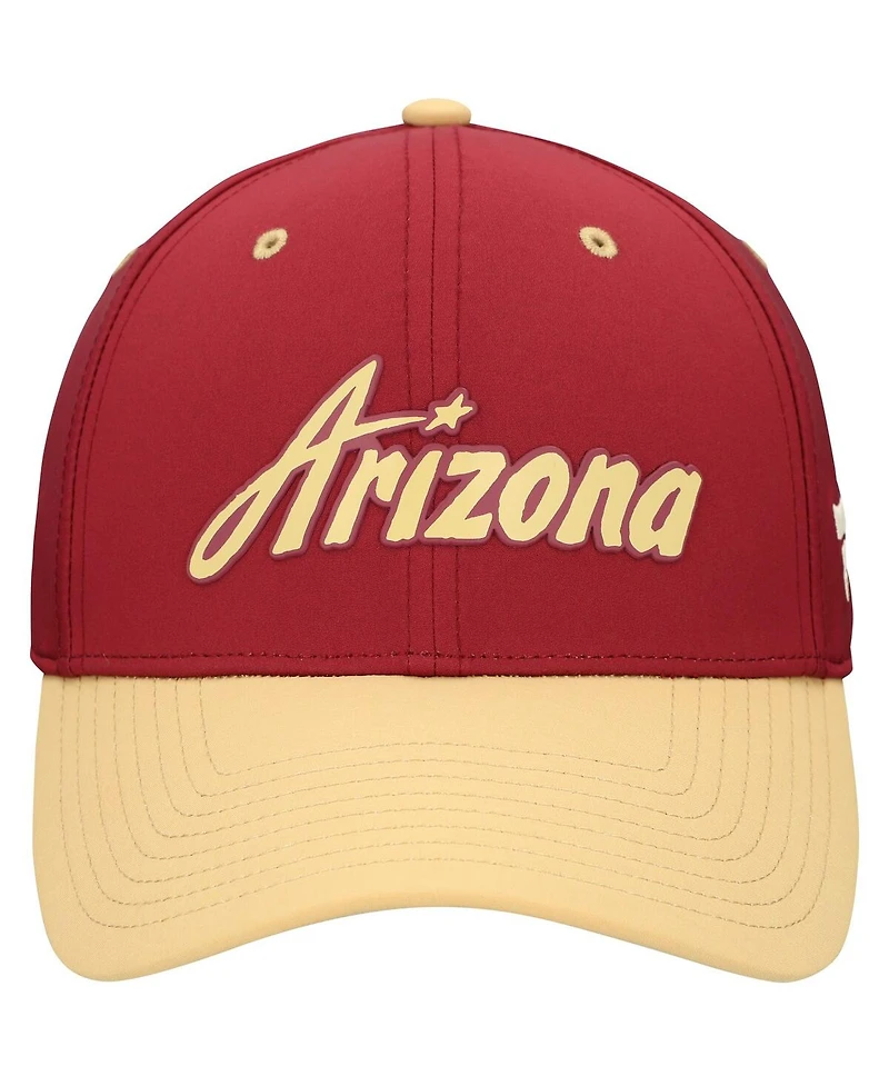 Fanatics Men's Garnet/Yellow Arizona Coyotes Flex Hat