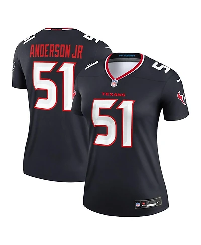 Nike Women's Will Anderson Jr. Navy Houston Texans Legend Player Performance Top