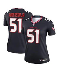 Nike Women's Will Anderson Jr. Navy Houston Texans Legend Player Performance Top