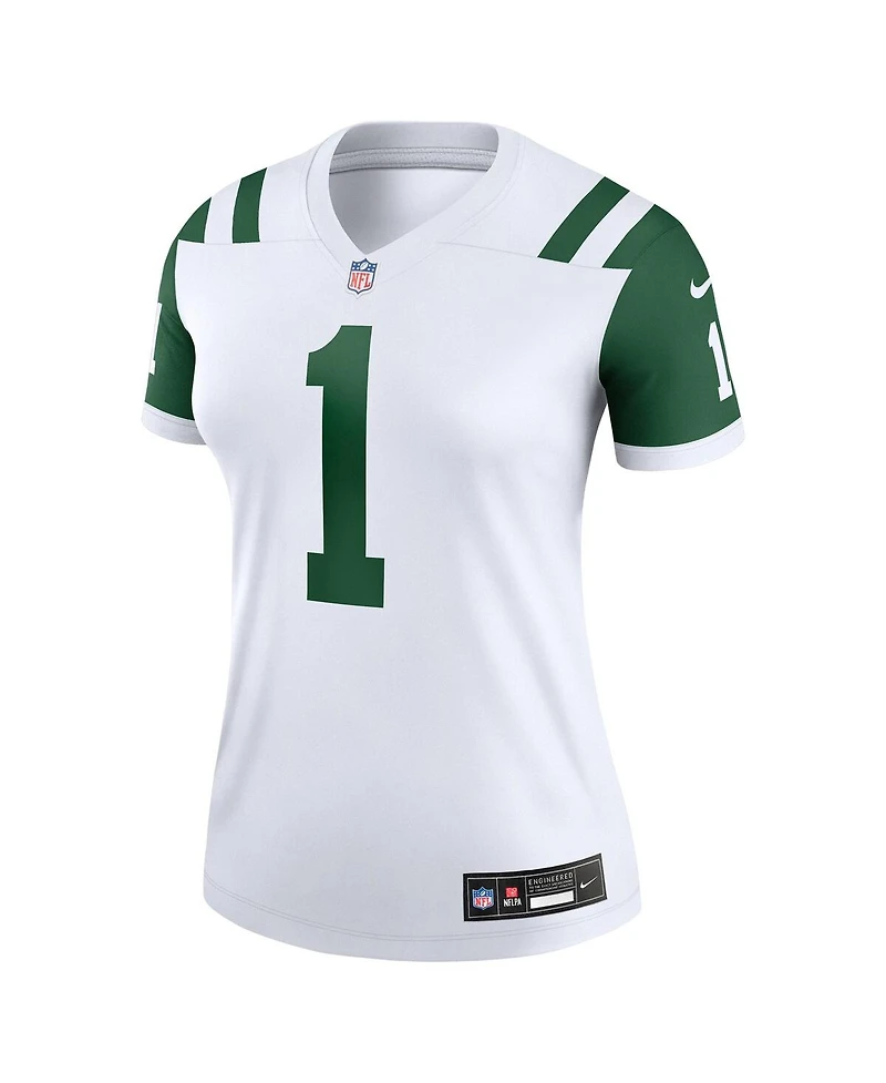 Nike Women's Ahmad Sauce Gardner Classic Alternate White New York Jets Legend Player Performance Top