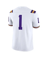 Nike Men's 1 White Lsu Tigers Game Jersey