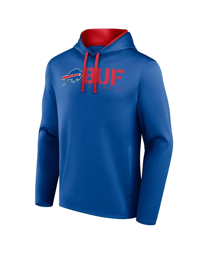 Logo Athletic Men's Royal Buffalo Bills Head Start Pullover Hoodie