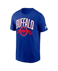 Nike Men's Royal Buffalo Bills Rewind Front and Back Hit Essential T-Shirt
