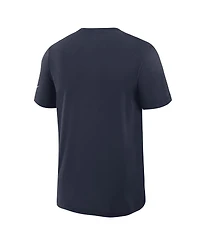 Nike Men's Navy Chicago Bears Left End Run Slub Performance T-Shirt