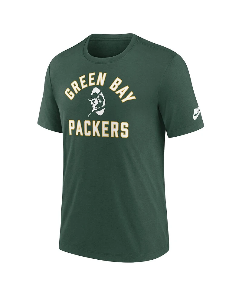 Nike Men's Green Bay Packers Favorable Timeline Tri-Blend T-Shirt