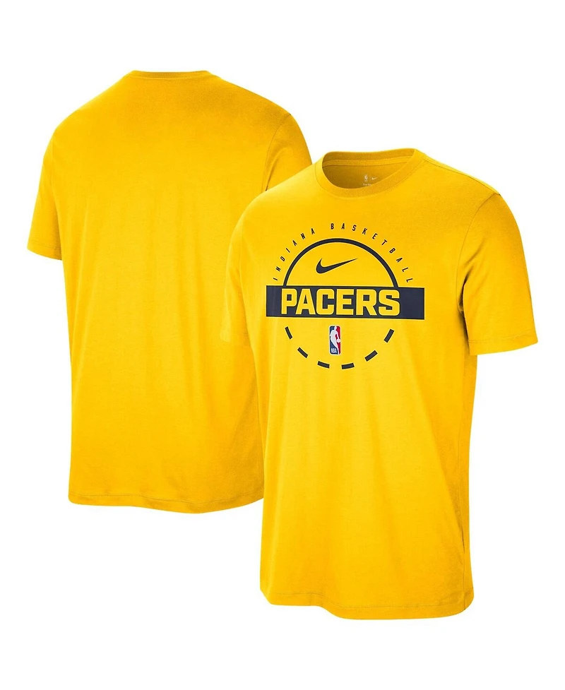 Nike Men's Gold Indiana Pacers Authentic Practice T-Shirt