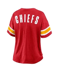 Fanatics Women's Red Kansas City Chiefs Redzone Curl Route T-Shirt