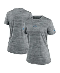 Nike Women's Gray Los Angeles Chargers Sideline Velocity Performance T-Shirt