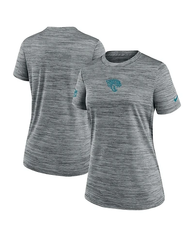 Nike Women's Gray Jacksonville Jaguars Sideline Velocity Performance T-Shirt