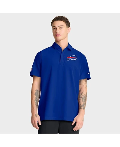 Nike Men's Royal Buffalo Bills Sideline City Pride Woven Performance Polo Shirt