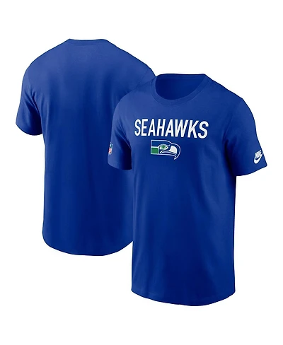 Nike Men's Royal Seattle Seahawks Alt Pack Onside Conversion Performance T-Shirt