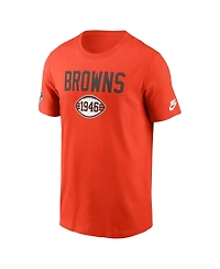 Nike Men's Orange Cleveland Browns Alt Pack Onside Conversion Performance T-Shirt