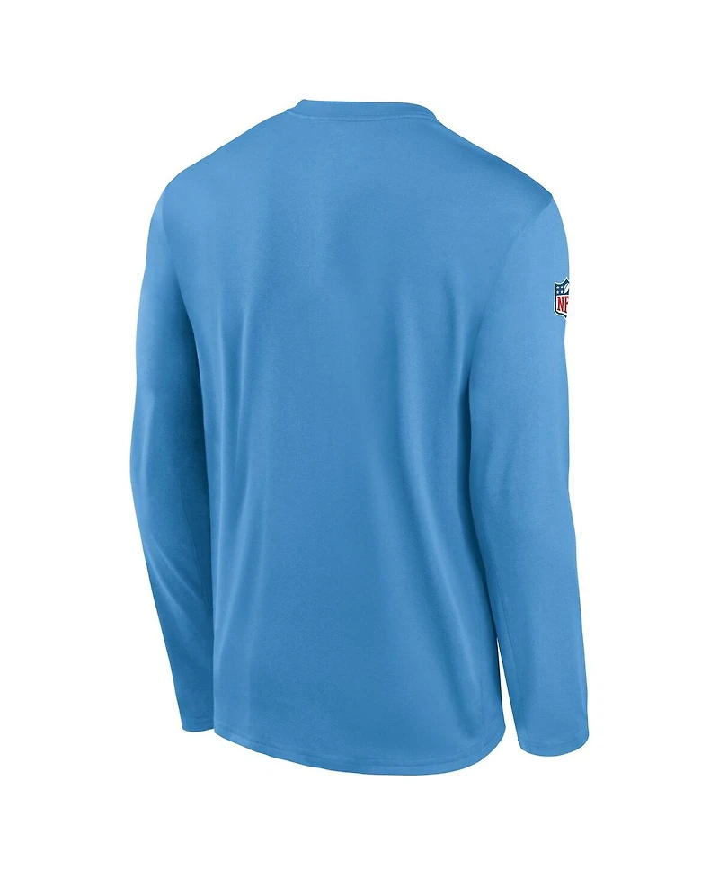 Nike Men's Navy Tennessee Titans Legend Small Logo Performance Long Sleeve T-Shirt