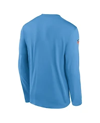 Nike Men's Navy Tennessee Titans Legend Small Logo Performance Long Sleeve T-Shirt