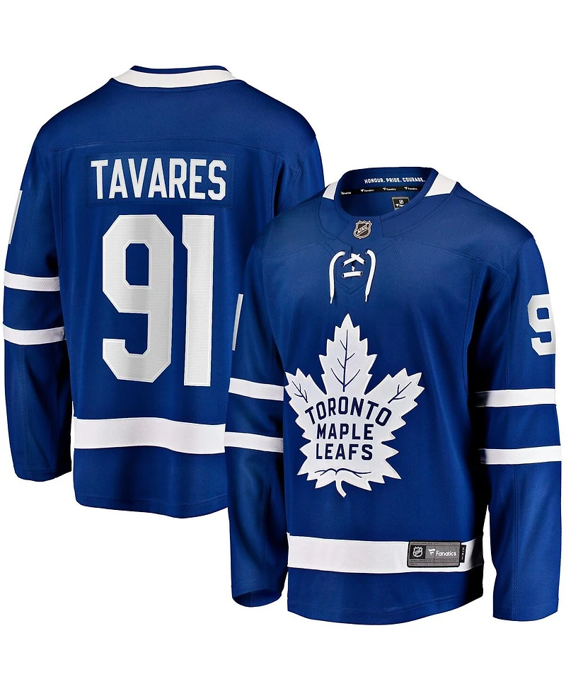 Fanatics Men's John Tavares Blue Toronto Maple Leaf's Home Breakaway Player Jersey