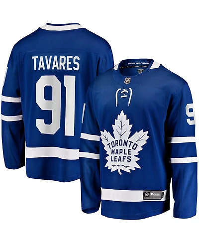 Fanatics Men's John Tavares Blue Toronto Maple Leaf's Home Breakaway Player Jersey