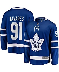 Fanatics Men's John Tavares Blue Toronto Maple Leaf's Home Breakaway Player Jersey