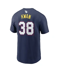 Nike Men's Steven Kwan Navy American League 2025 All-Star Edition Name Number T-Shirt