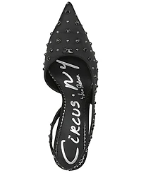 Circus Ny by Sam Edelman Women's Tallie Rhinestone Pointed-Toe Asymmetrical Pumps