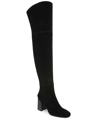 Circus Ny by Sam Edelman Women's Brigid Wide-Calf Over-the-Knee Block-Heel Boots