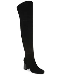 Circus Ny by Sam Edelman Women's Brigid Wide-Calf Over-the-Knee Block-Heel Boots