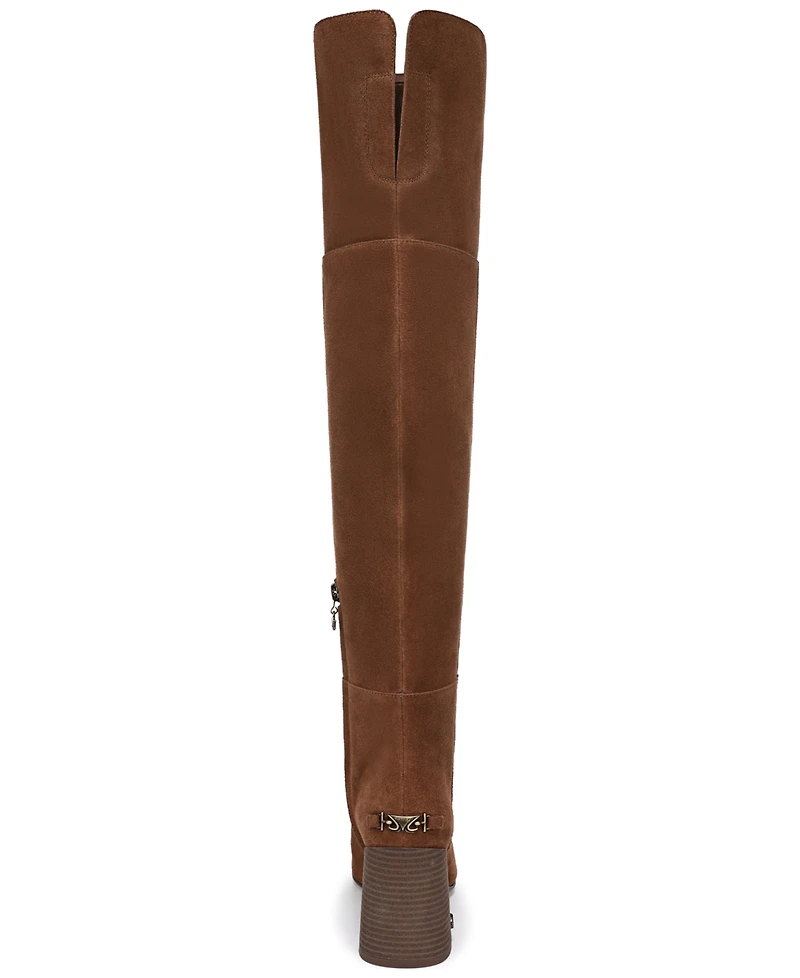 Circus Ny by Sam Edelman Women's Brigid Wide-Calf Over-the-Knee Block-Heel Boots