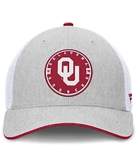 Fanatics Men's Heather Gray/White Oklahoma Sooners Trigger Flex Hat
