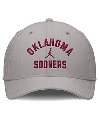 Jordan Men's Gray Oklahoma Sooners Rise Prep Performance Flex Hat