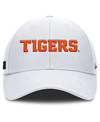 Nike Men's White Clemson Tigers 2025 On-Field Rise Performance Adjustable Hat