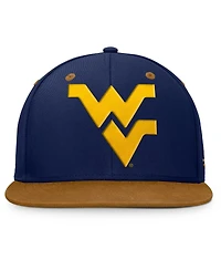 Fanatics Men's Navy/Brown West Virginia Mountaineers Noboa Fitted Hat