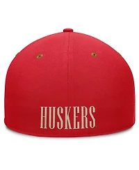 Fanatics Men's Scarlet/Brown Nebraska Huskers Noboa Fitted Hat