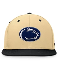 Fanatics Men's Khaki/Black Penn State Nittany Lions Balance Fitted Hat