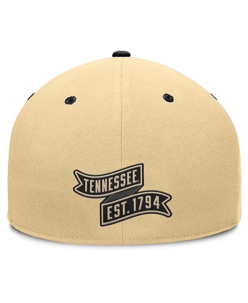 Fanatics Men's Khaki/Black Tennessee Volunteers Balance Fitted Hat