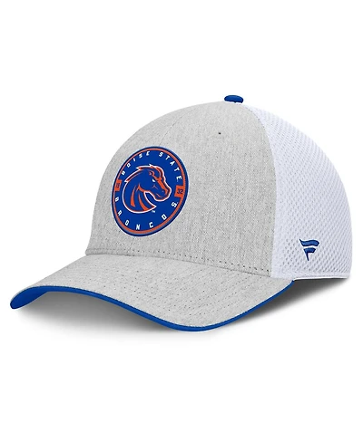 Fanatics Men's Heather Gray/White Boise State Broncos Trigger Flex Hat