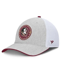 Fanatics Men's Heather Gray/White Florida State Seminoles Trigger Flex Hat