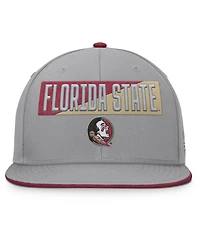 Fanatics Men's Gray Florida State Seminoles Duo Snapback Hat