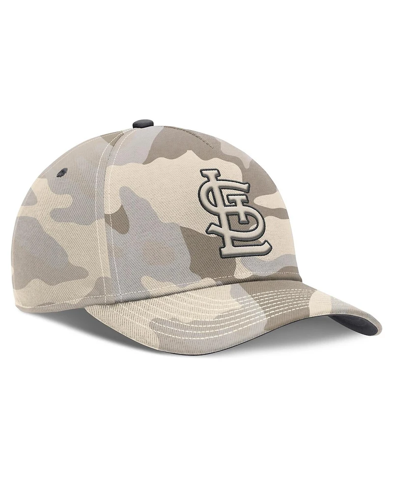 Nike Men's Natural St. Louis Cardinals Camo Pack Rise Adjustable Hat