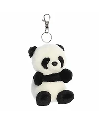 Aurora Mini Bamboo Panda Palm Pals Adorable Clip-On White 4"