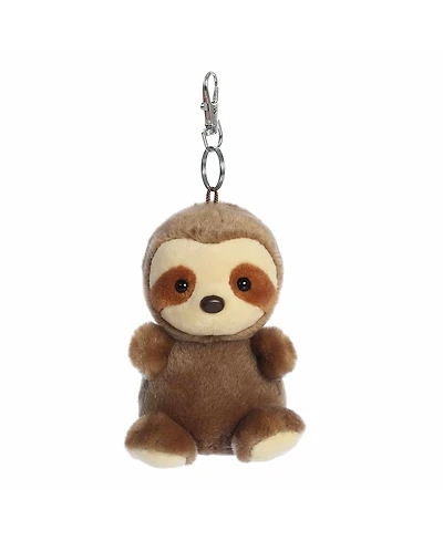 Aurora Mini Slomo Sloth Palm Pals Adorable Clip-On Brown 4"