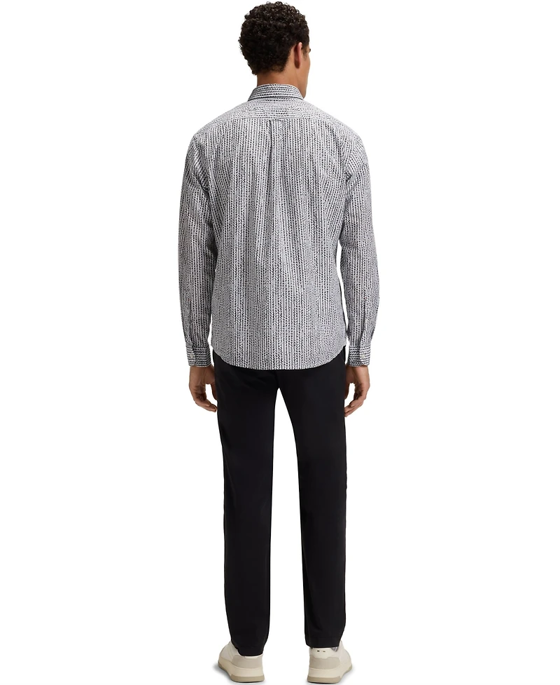 Boss by Hugo Men's Cotton Poplin Regular-Fit Shirt