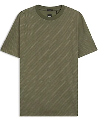 Boss by Hugo Men's Mercerized-Cotton Monogram T-Shirt