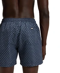 Boss by Hugo Boss Men's All-Over Print Swim Shorts