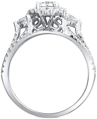 Diamond Engagement Ring (1 ct. t.w.) in 14k White Gold