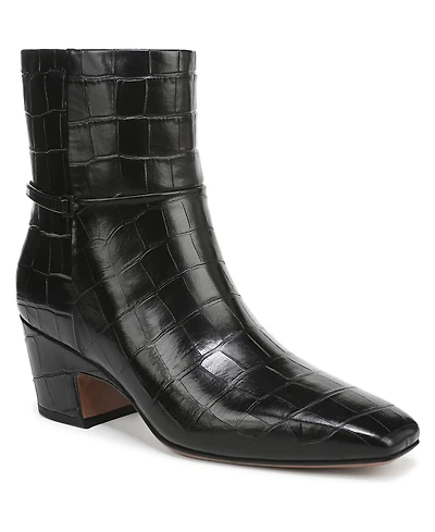 Franco Sarto Women's Saydie Square Toe Pull On Short Boots