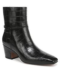 Franco Sarto Women's Saydie Square Toe Pull On Short Boots